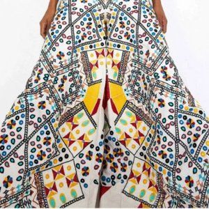 NEW FARM Embroidered Wide Leg Trousers